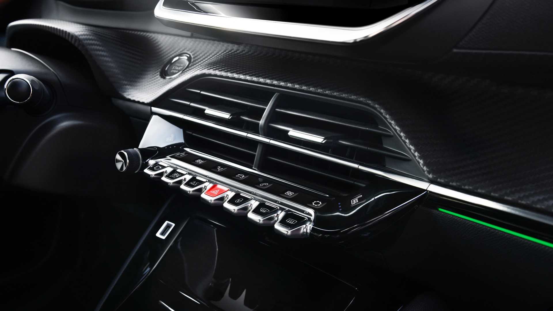 2020 Peugeot e-208 EV Interior Detail Wallpapers #69 of 82