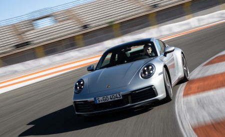 2020 Porsche 911 4S (Color: Agate Grey Metallic) Front Wallpapers 450x275 (103)