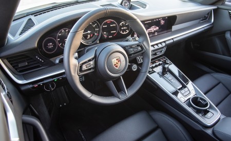 2020 Porsche 911 4S (Color: Carrara White Metallic) Interior Cockpit Wallpapers 450x275 (139)