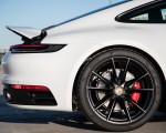 2020 Porsche 911 4S (Color: Carrara White Metallic) Spoiler Wallpapers 150x120