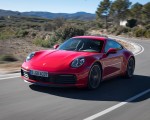 2020 Porsche 911 4S (Color: Guards Red) Front Three-Quarter Wallpapers 150x120