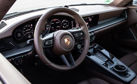 2020 Porsche 911 S (Color: Dolomite Silver Metallic) Interior Steering Wheel Wallpapers 450x275 (155)
