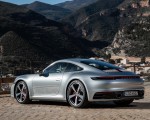 2020 Porsche 911 S (Color: Dolomite Silver Metallic) Rear Three-Quarter Wallpapers 150x120