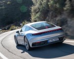 2020 Porsche 911 S (Color: Dolomite Silver Metallic) Rear Wallpapers 150x120
