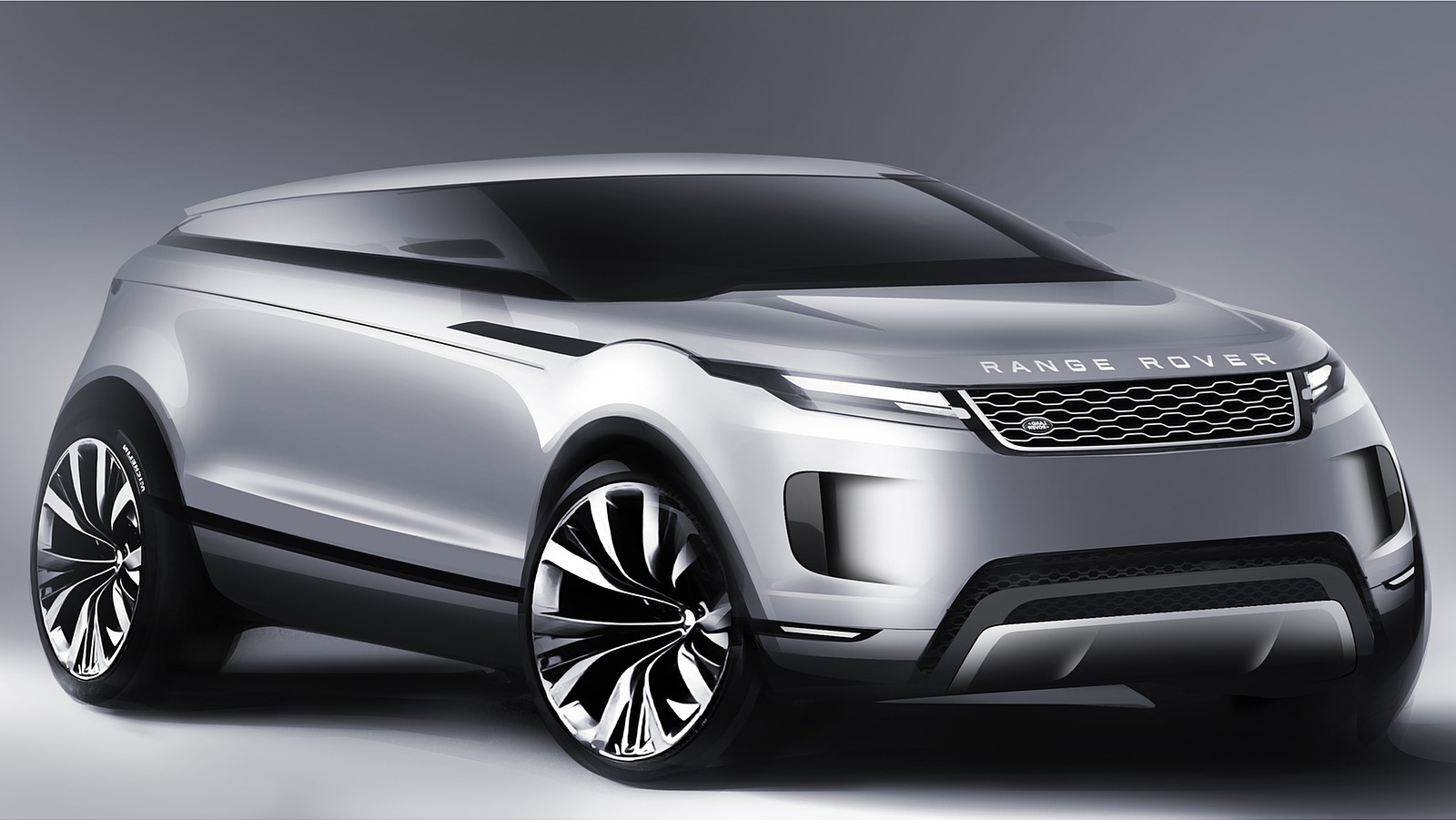 2020 Range Rover Evoque Design Sketch Wallpapers #149 of 150