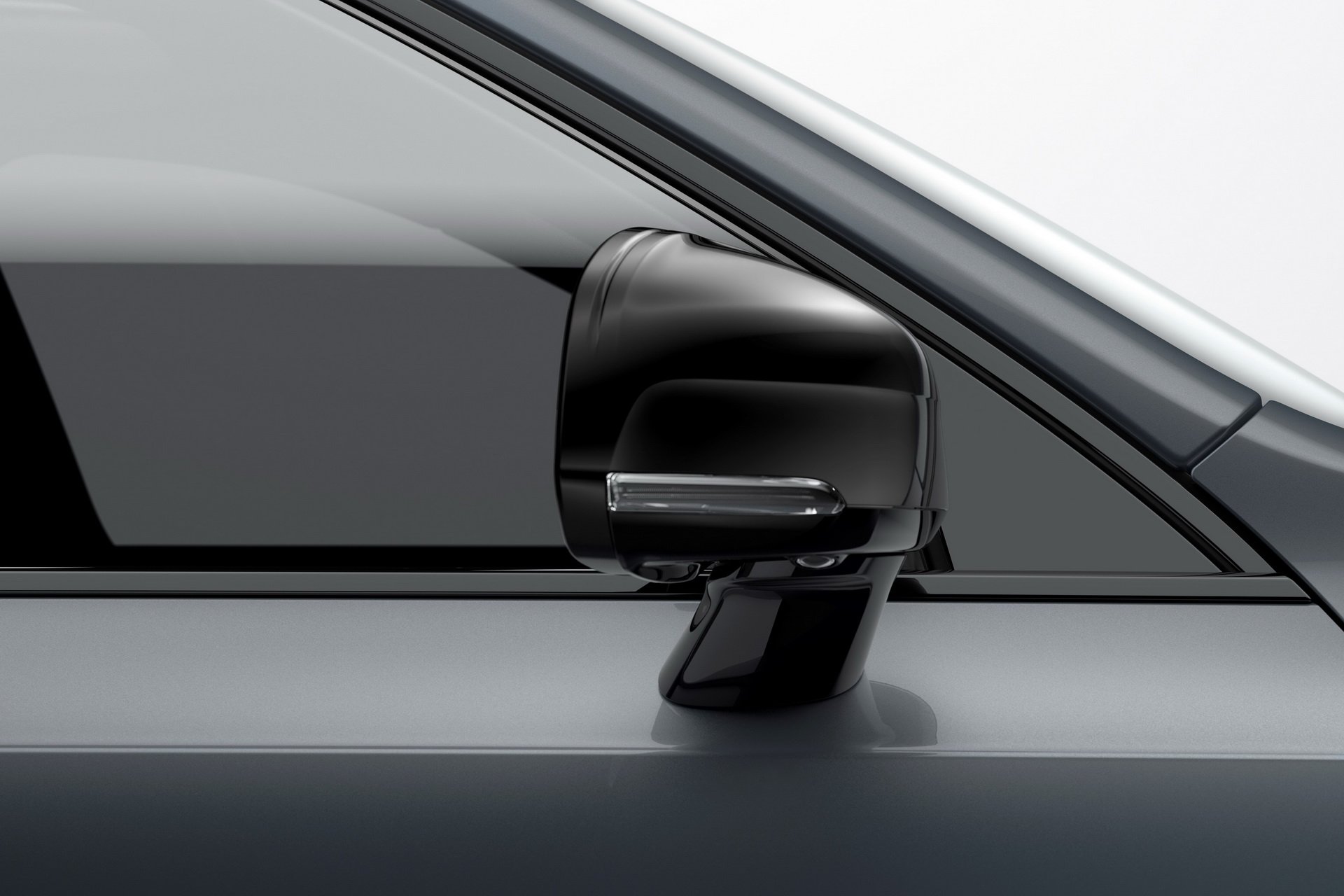 2020 Volvo XC90 R-Design T8 Plug-in Hybrid (Color: Thunder Grey) Mirror Wallpapers #11 of 44