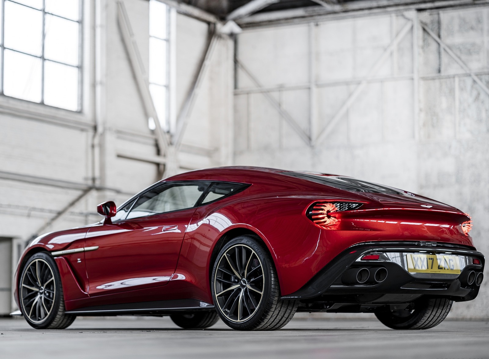 2018 Aston Martin Vanquish Zagato Coupe Rear Three-Quarter Wallpapers (3)