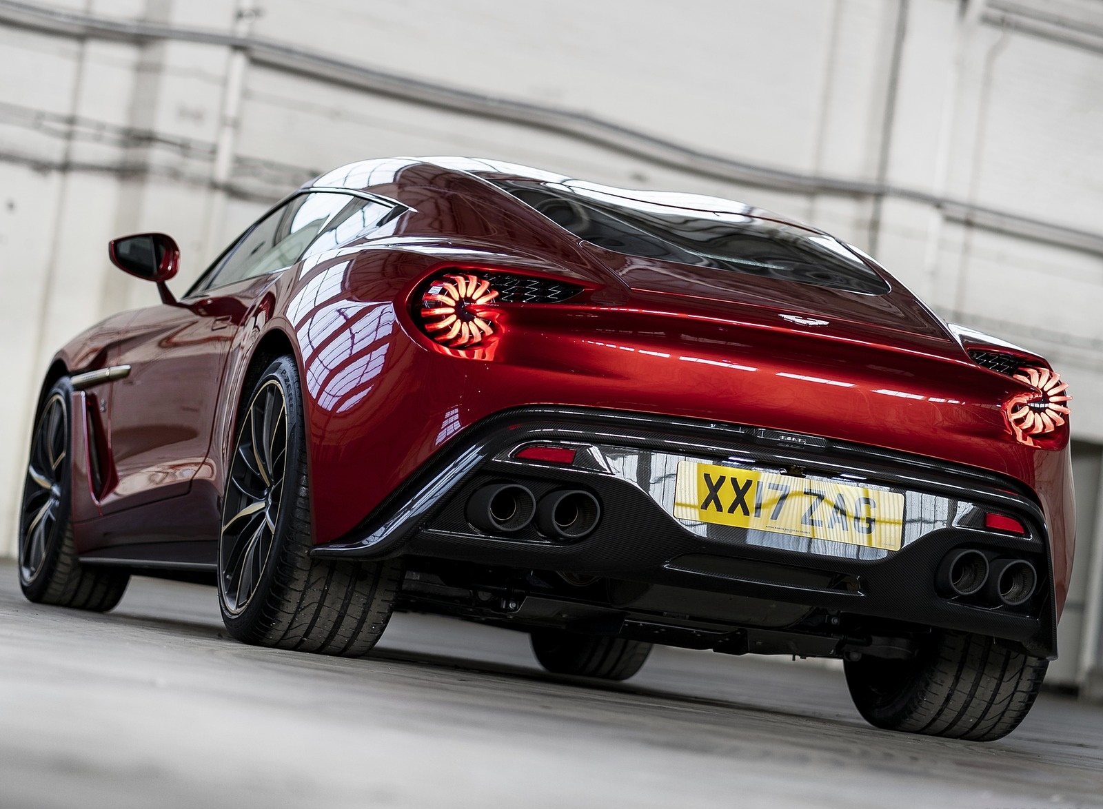 2018 Aston Martin Vanquish Zagato Coupe Rear Wallpapers #12 of 26