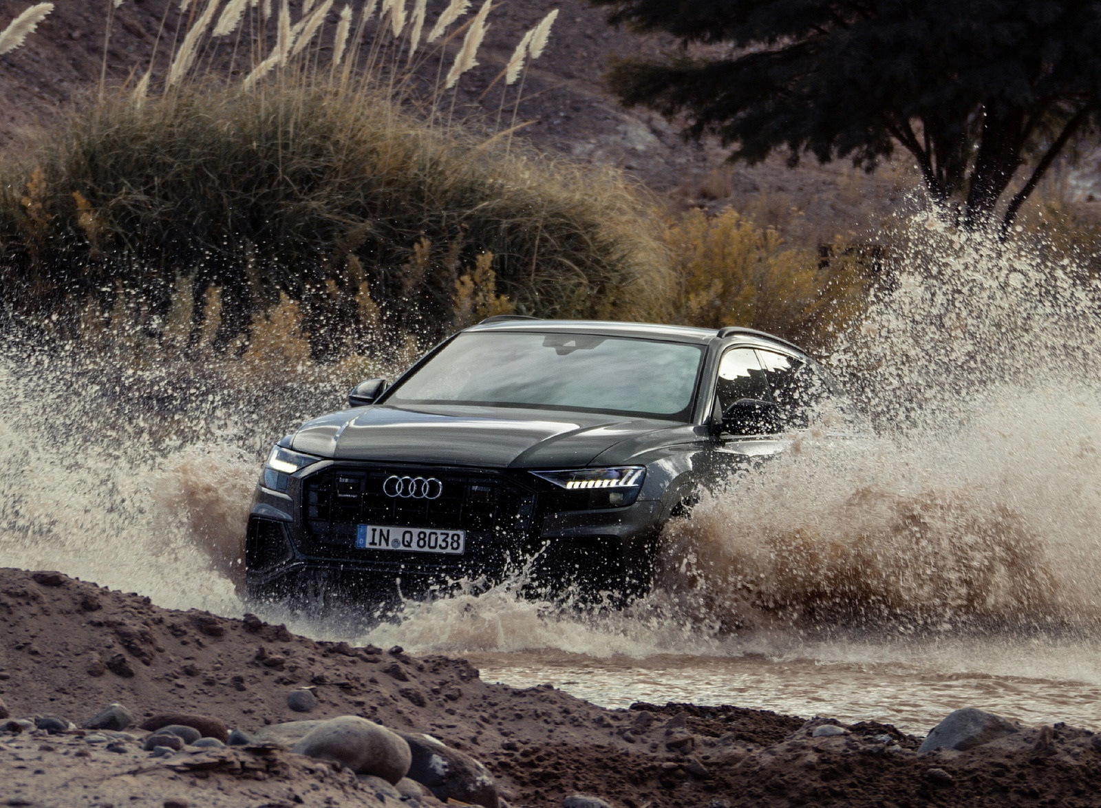 2019 Audi Q8 (Color: Daytona Grey) Off-Road Wallpapers #180 of 260