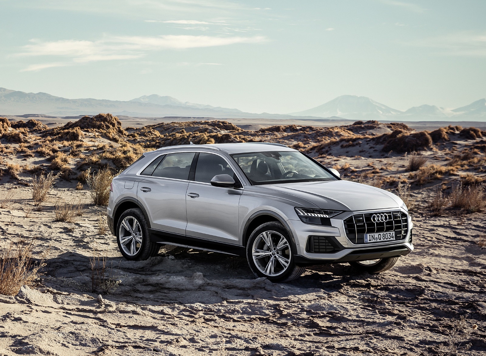 2019 Audi Q8 (Color: Floret Silver) Front Three-Quarter Wallpapers #229 of 260