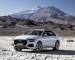 2019 Audi Q8 (Color: Glacier White) Front Three-Quarter Wallpapers 150x120