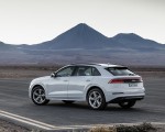 2019 Audi Q8 (Color: Glacier White) Rear Three-Quarter Wallpapers 150x120