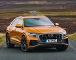 2019 Audi Q8 S Line 50 TDI Quattro (UK-Spec) Front Wallpapers 150x120