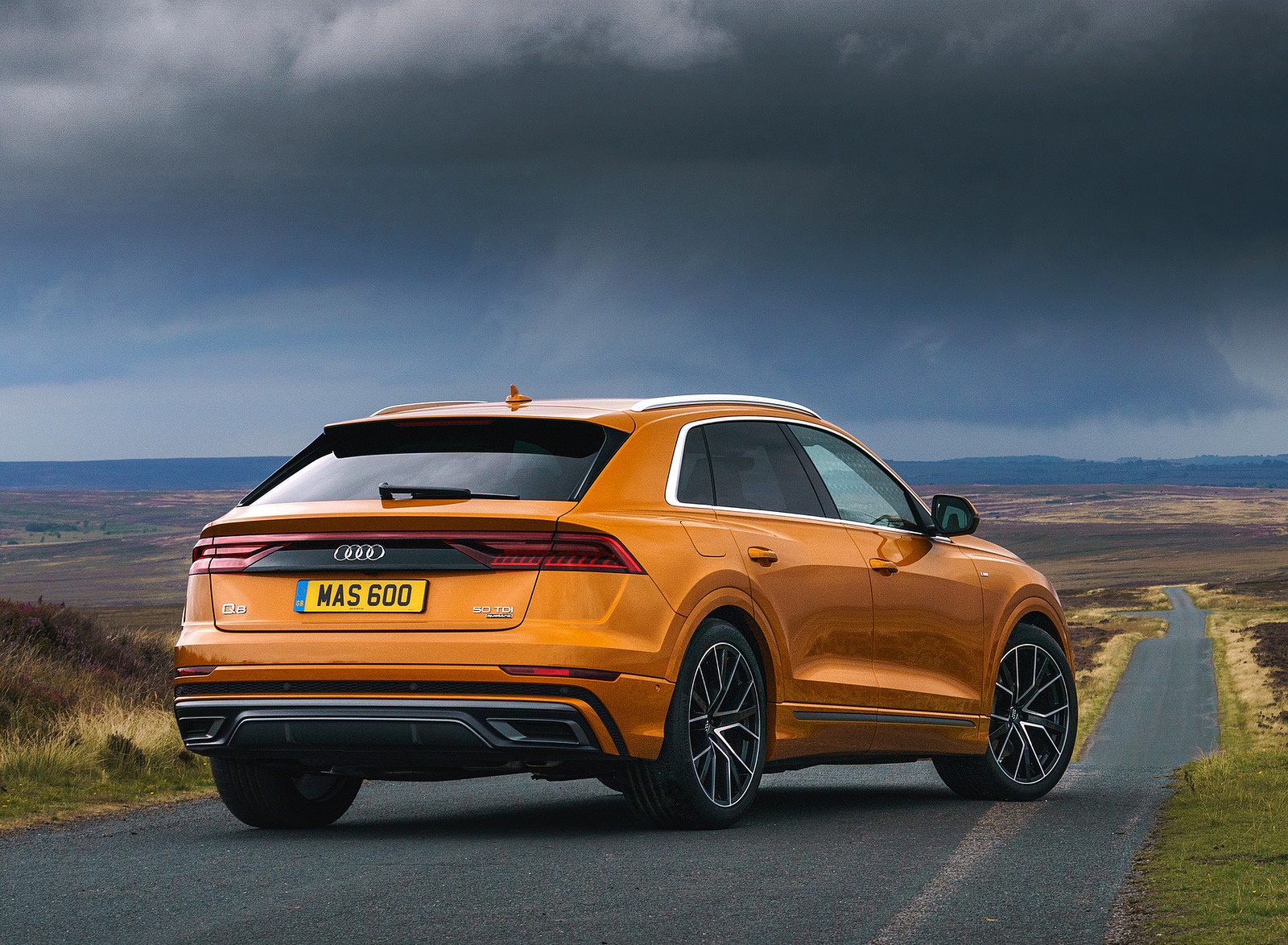 2019 Audi Q8 S Line 50 TDI Quattro (UK-Spec) Rear Three-Quarter Wallpapers #59 of 98