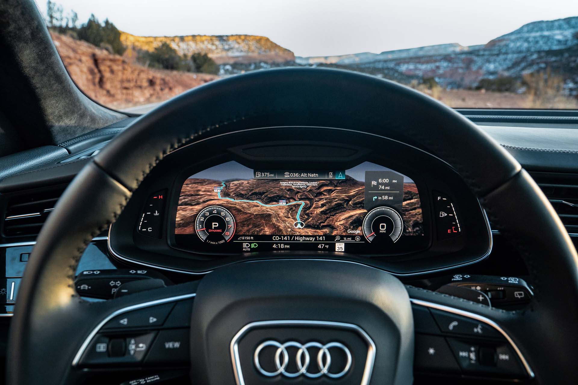 2019 Audi Q8 (US-Spec) Digital Instrument Cluster Wallpapers #102 of 260