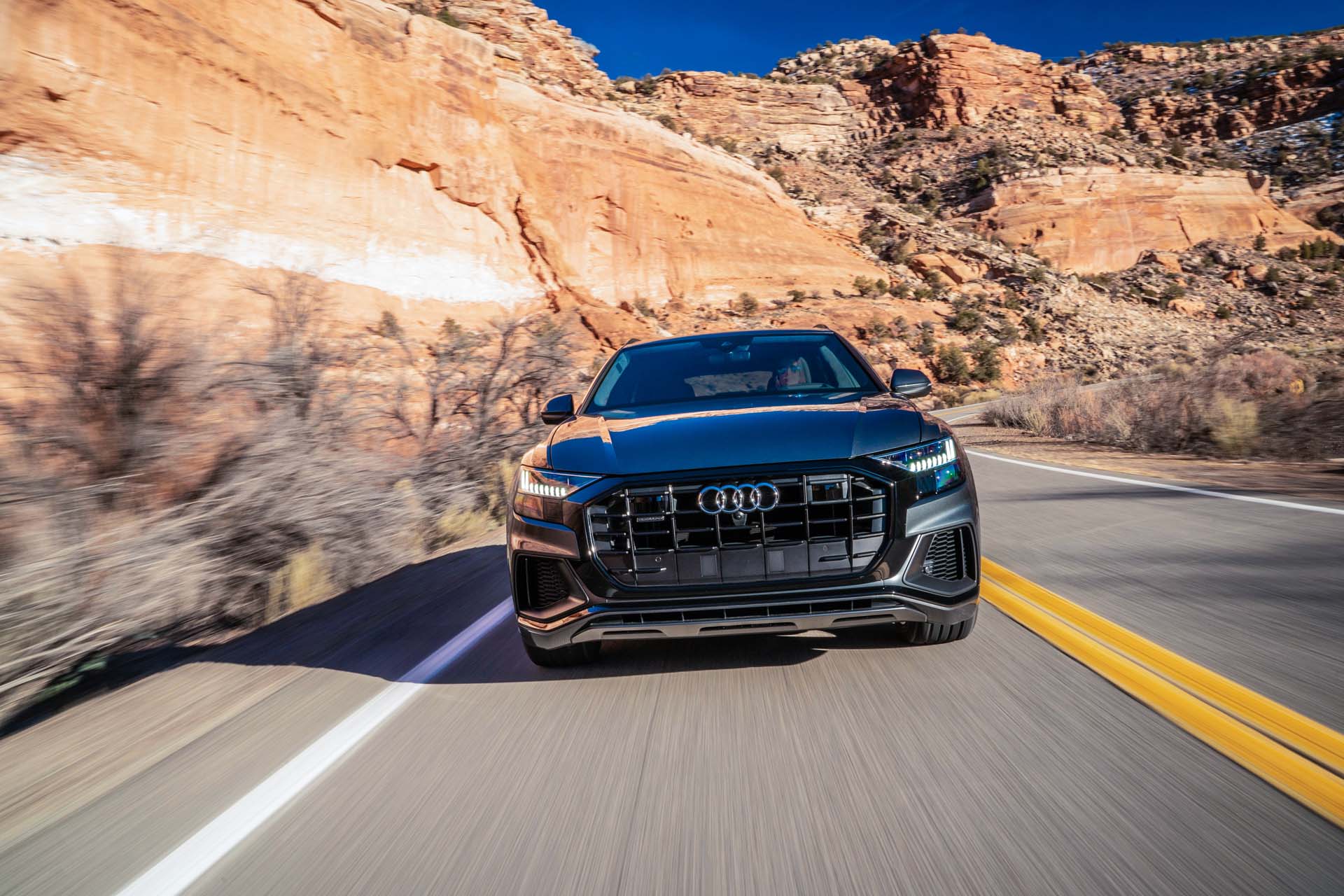 2019 Audi Q8 (US-Spec) Front Wallpapers (8)