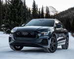 2019 Audi Q8 (US-Spec) in Snow Front Three-Quarter Wallpapers 150x120