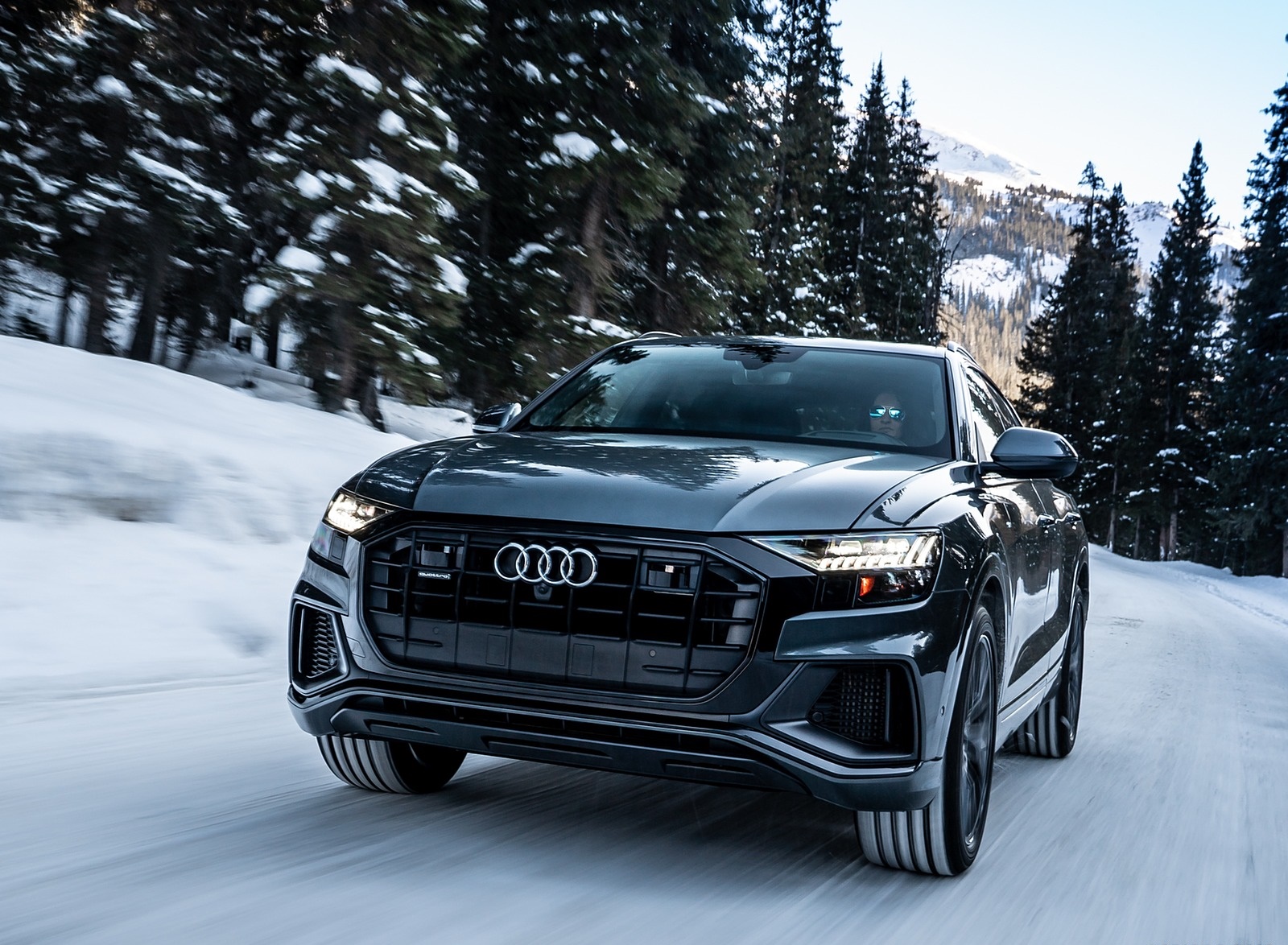 2019 Audi Q8 (US-Spec) in Snow Front Wallpapers #81 of 260