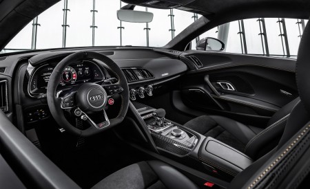 2019 Audi R8 V10 Decennium (Color: Daytona Gray Matt) Interior Cockpit Wallpapers 450x275 (11)