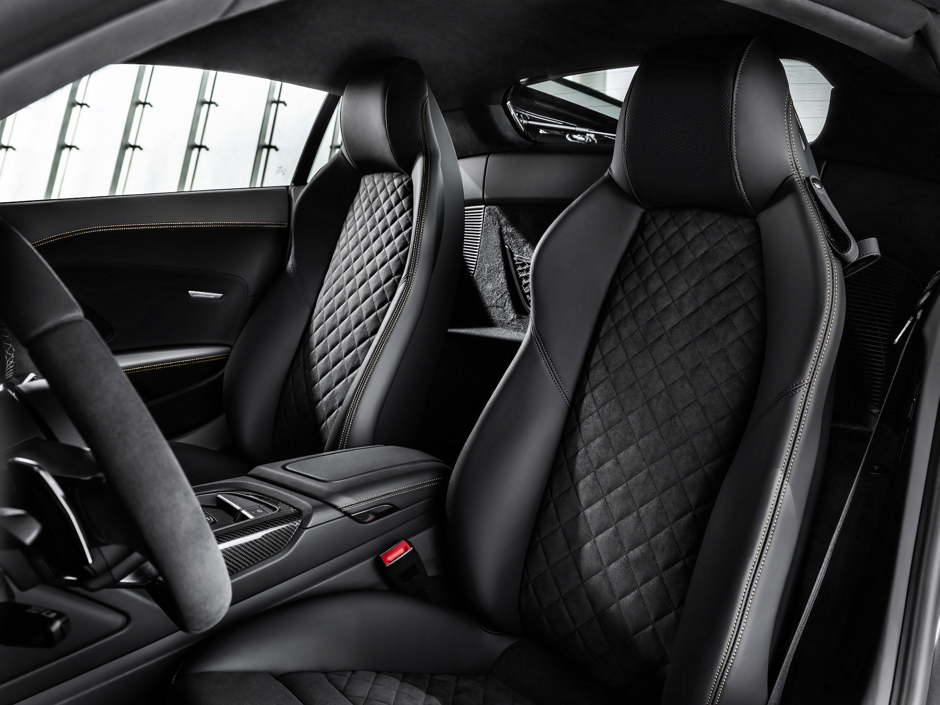 2019 Audi R8 V10 Decennium (Color: Daytona Gray Matt) Interior Wallpapers (10)