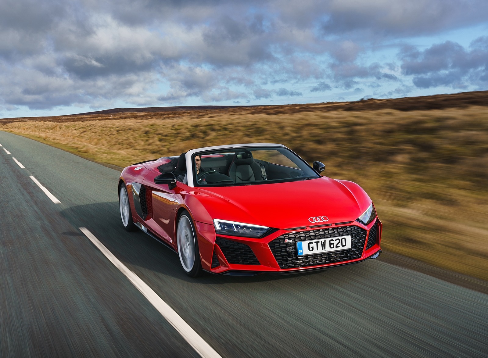 2019 Audi R8 V10 Spyder Performance quattro (UK-Spec) Front Wallpapers #2 of 100