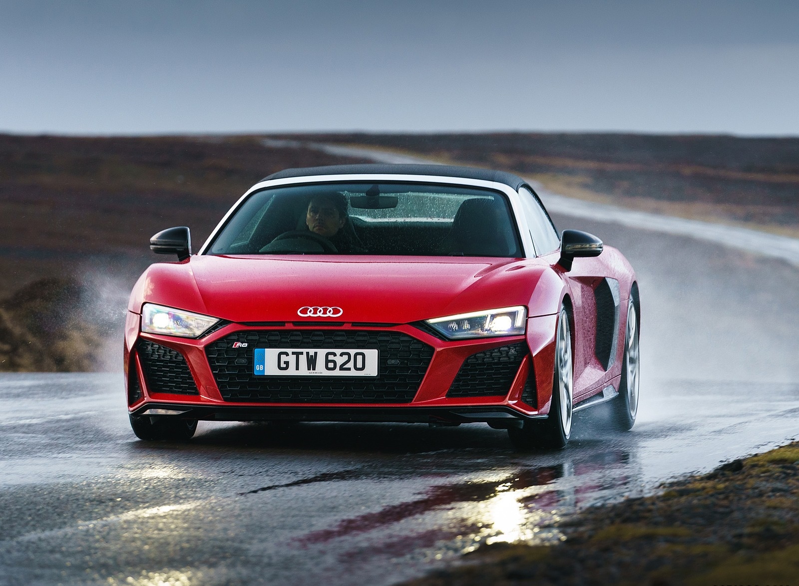 2019 Audi R8 V10 Spyder Performance quattro (UK-Spec) Front Wallpapers #45 of 100