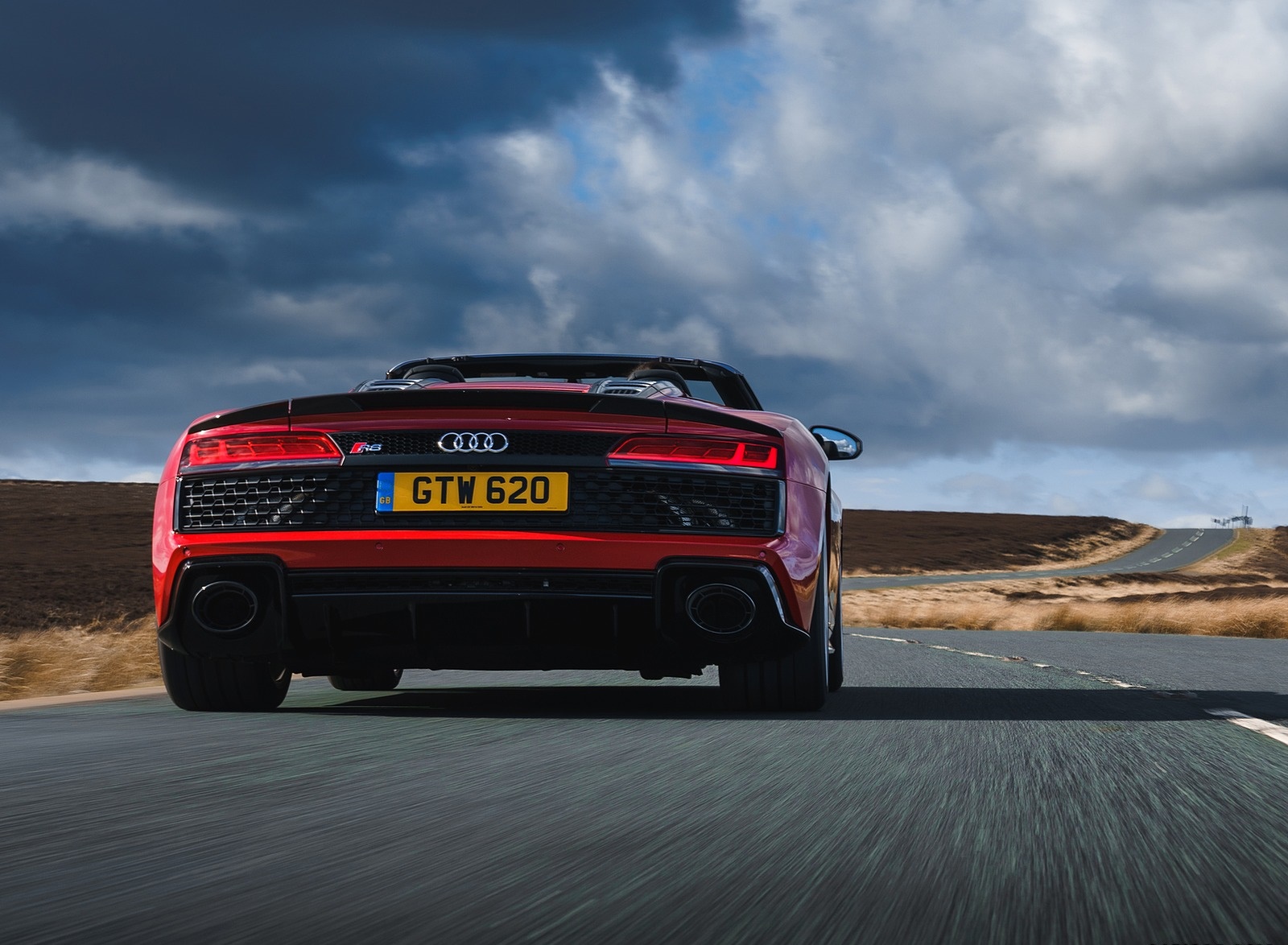 2019 Audi R8 V10 Spyder Performance quattro (UK-Spec) Rear Wallpapers (9)