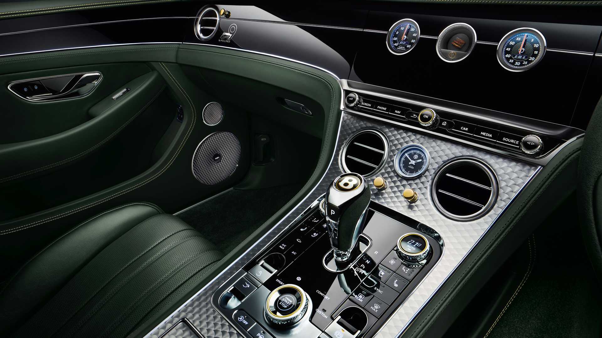 2019 Bentley Continental GT Number 9 Edition by Mulliner Interior Detail Wallpapers #8 of 8