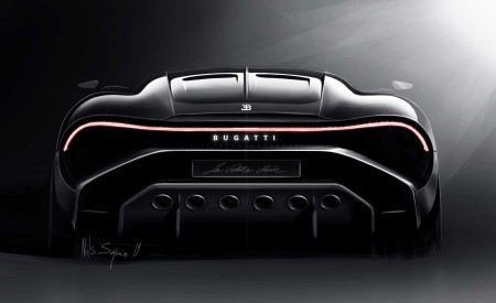 2019 Bugatti La Voiture Noire Rear Wallpapers 450x275 (35)