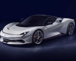 2019 Pininfarina Battista (Color: Bianco Sestriere) Front Three-Quarter Wallpapers 150x120