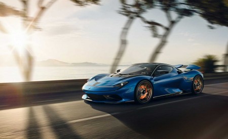 2019 Pininfarina Battista (Color: Blu Iconica) Front Three-Quarter Wallpapers 450x275 (1)