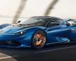 2019 Pininfarina Battista (Color: Blu Iconica) Front Three-Quarter Wallpapers 150x120