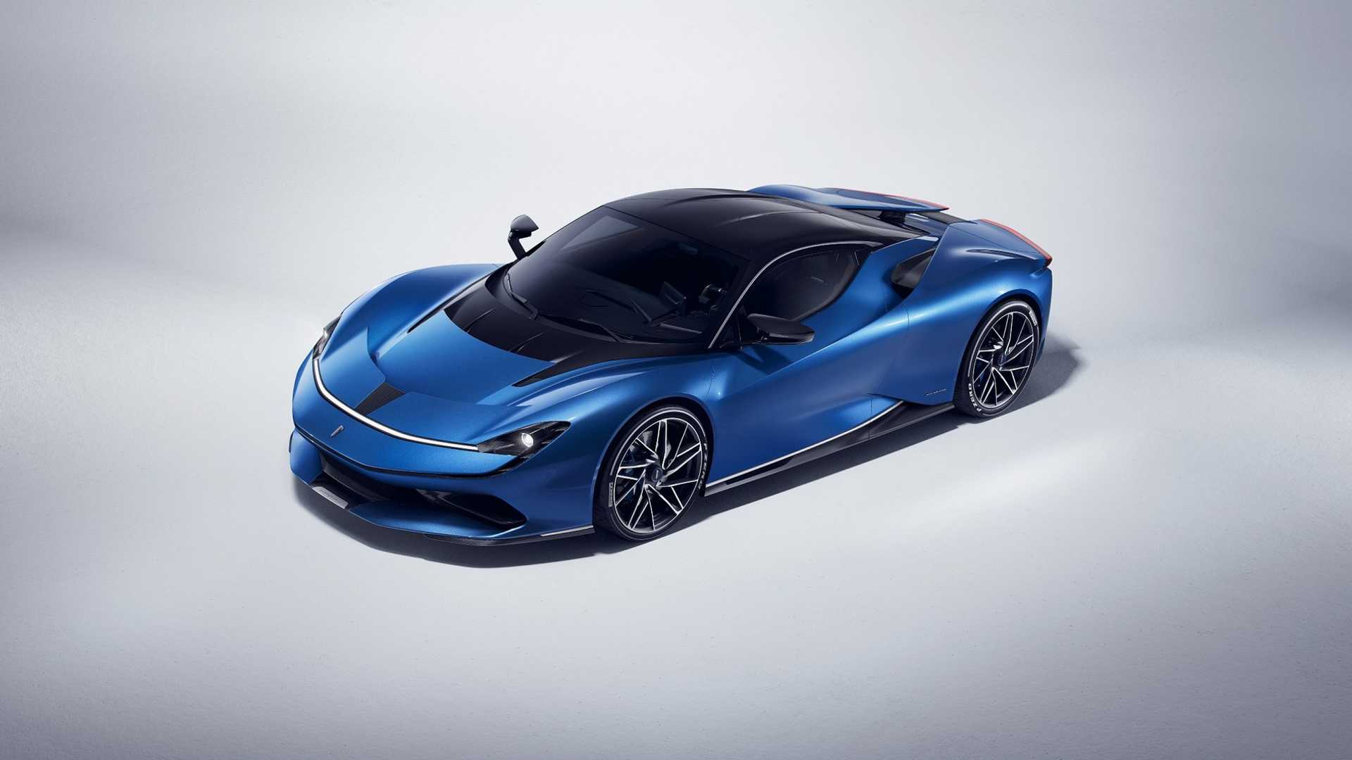 2019 Pininfarina Battista (Color: Blu Iconica) Front Three-Quarter Wallpapers (3)