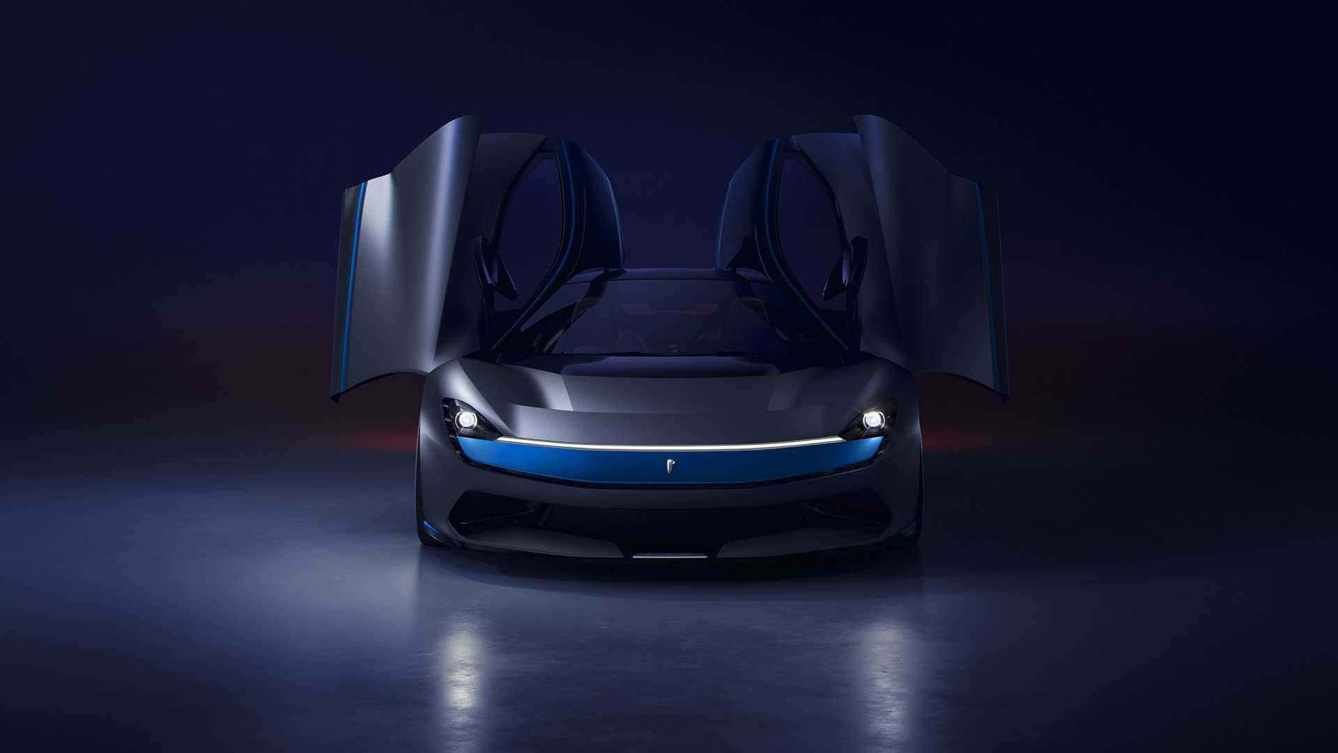 2019 Pininfarina Battista (Color: Grigio Luserna) Front Wallpapers (5)