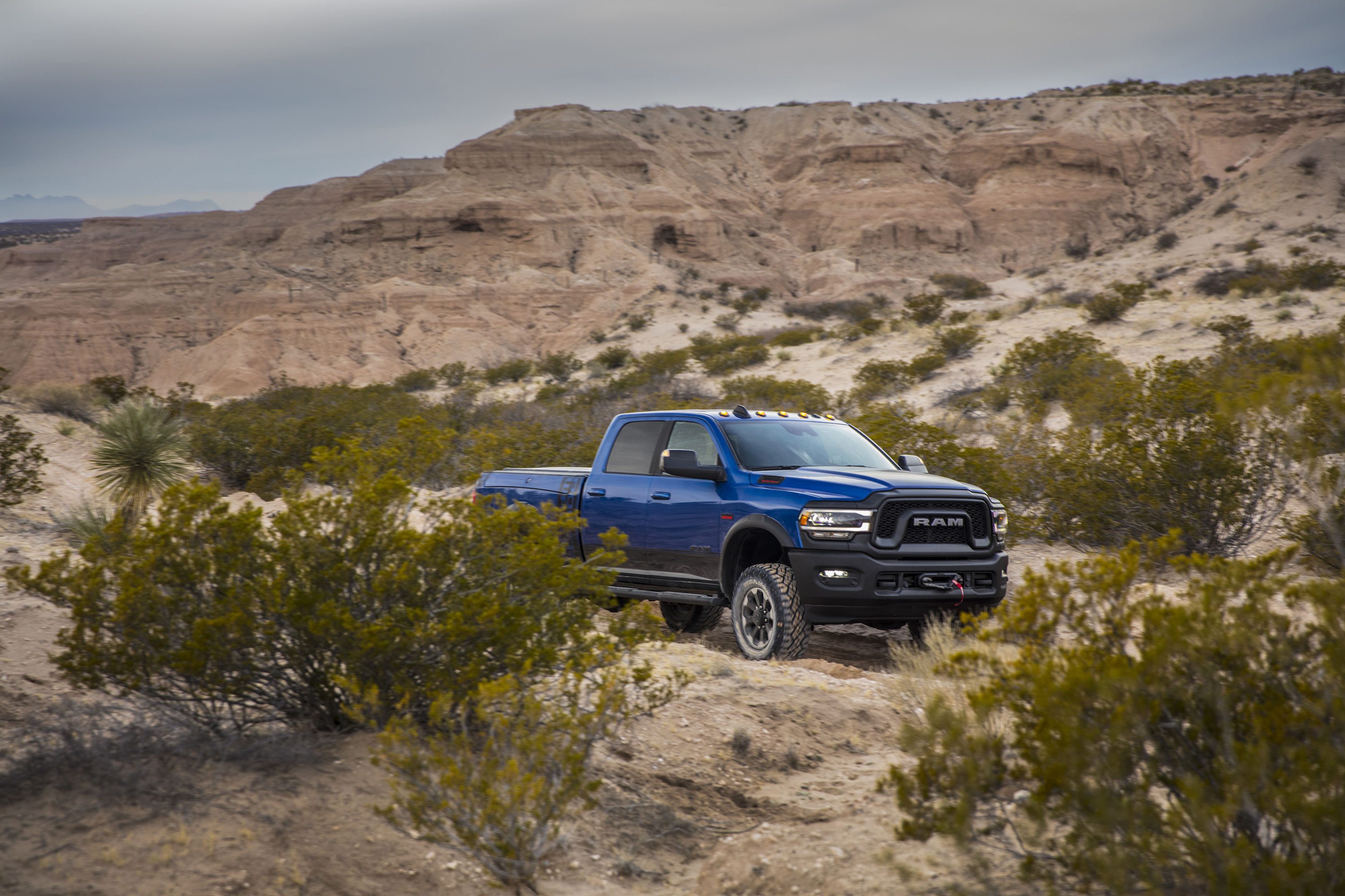 2019 Ram 2500 Power Wagon (Color: Blue Streak) Front Three-Quarter Wallpapers #9 of 64