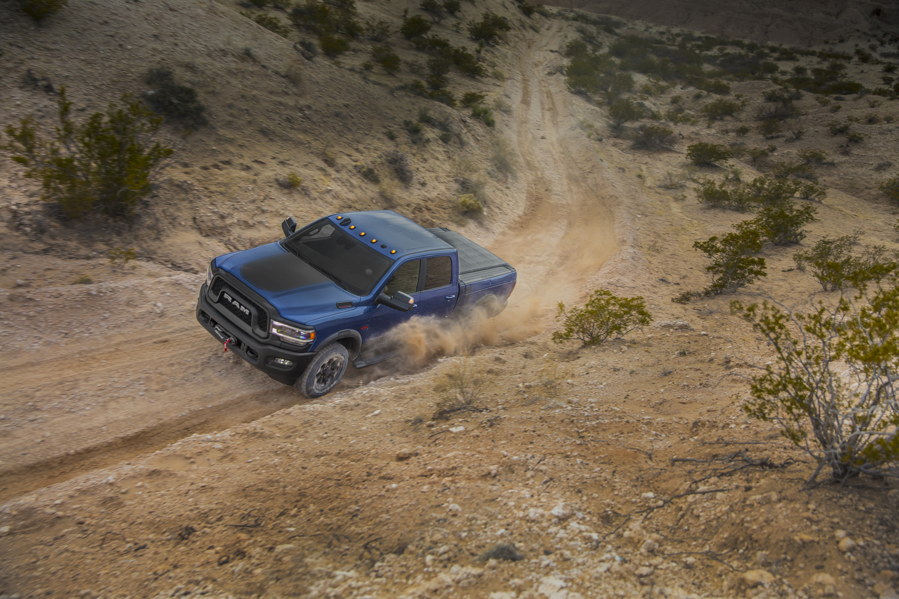 2019 Ram 2500 Power Wagon (Color: Blue Streak) Front Three-Quarter Wallpapers (3)