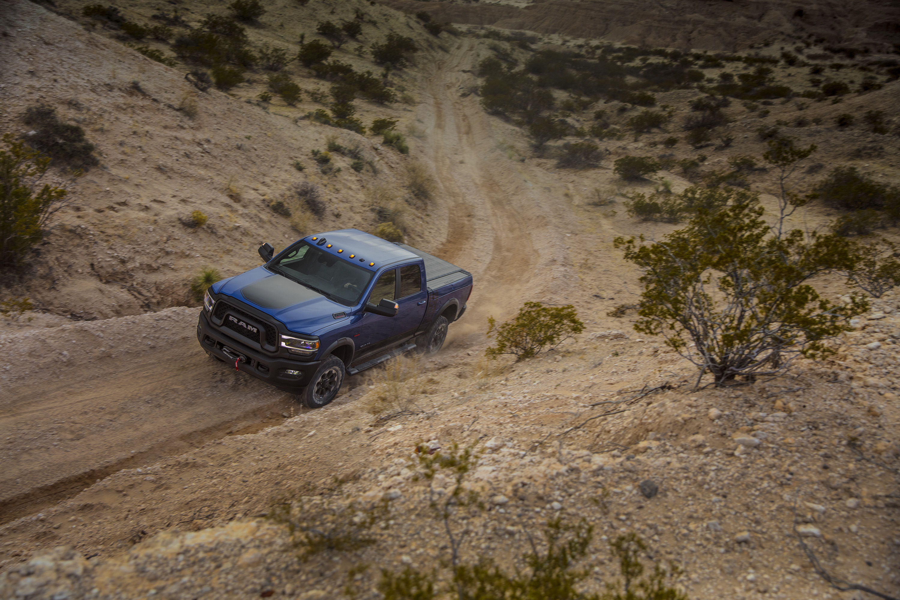 2019 Ram 2500 Power Wagon (Color: Blue Streak) Front Three-Quarter Wallpapers (4)