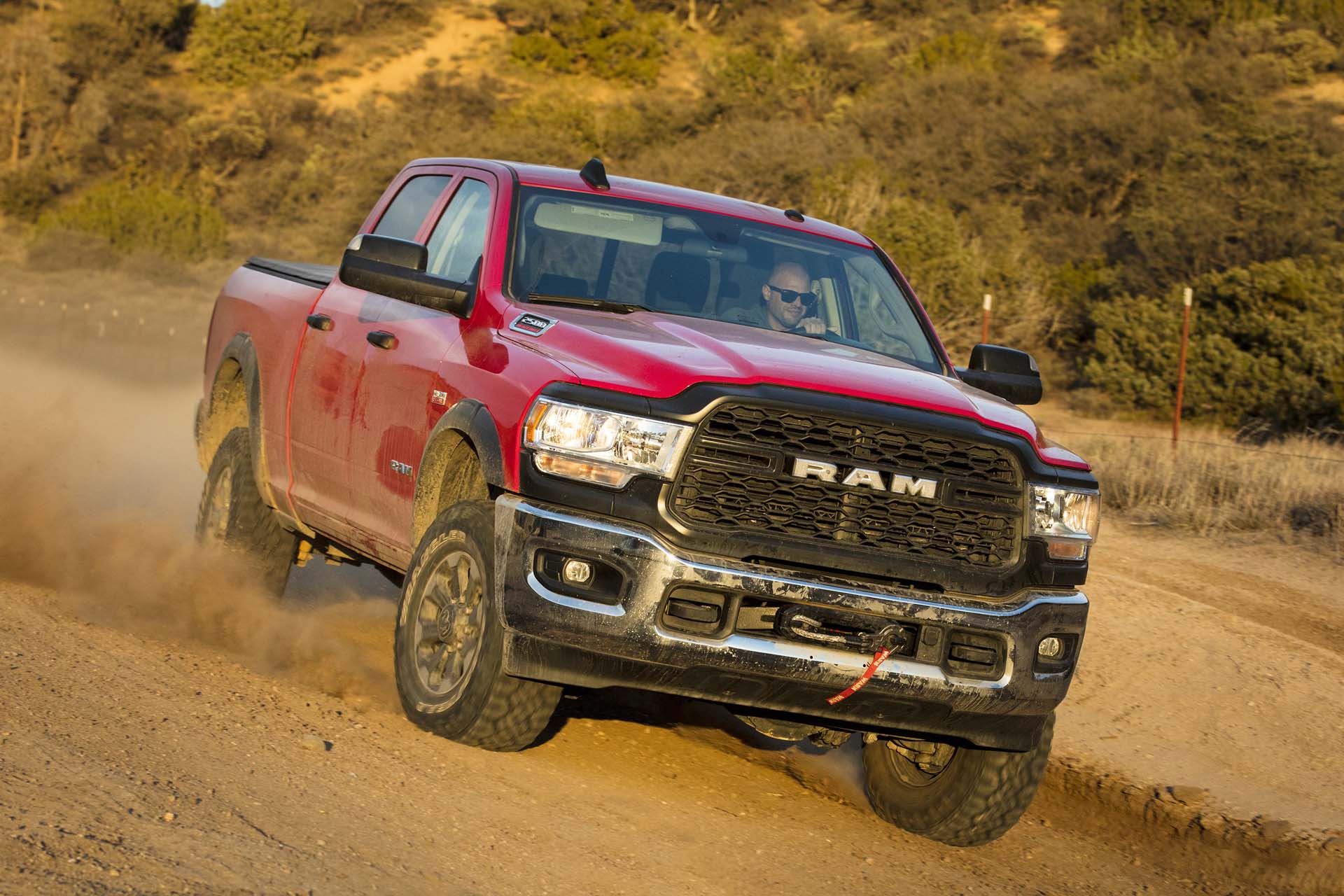 2019 Ram 2500 Power Wagon (Color: Flame Red) Front Three-Quarter Wallpapers #38 of 64