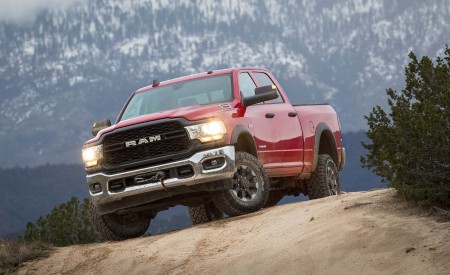 2019 Ram 2500 Power Wagon (Color: Flame Red) Front Three-Quarter Wallpapers 450x275 (40)