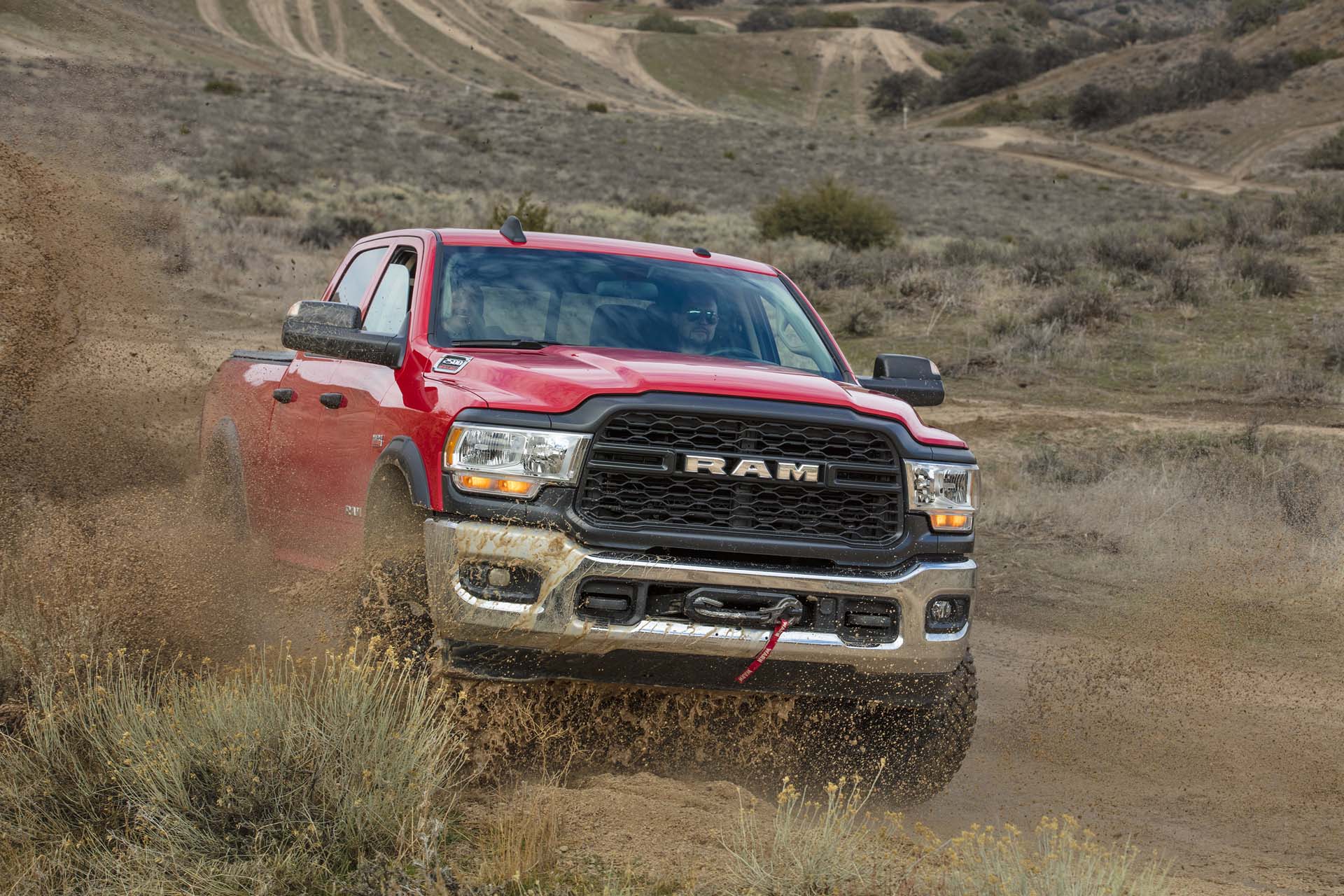 2019 Ram 2500 Power Wagon (Color: Flame Red) Front Wallpapers #42 of 64