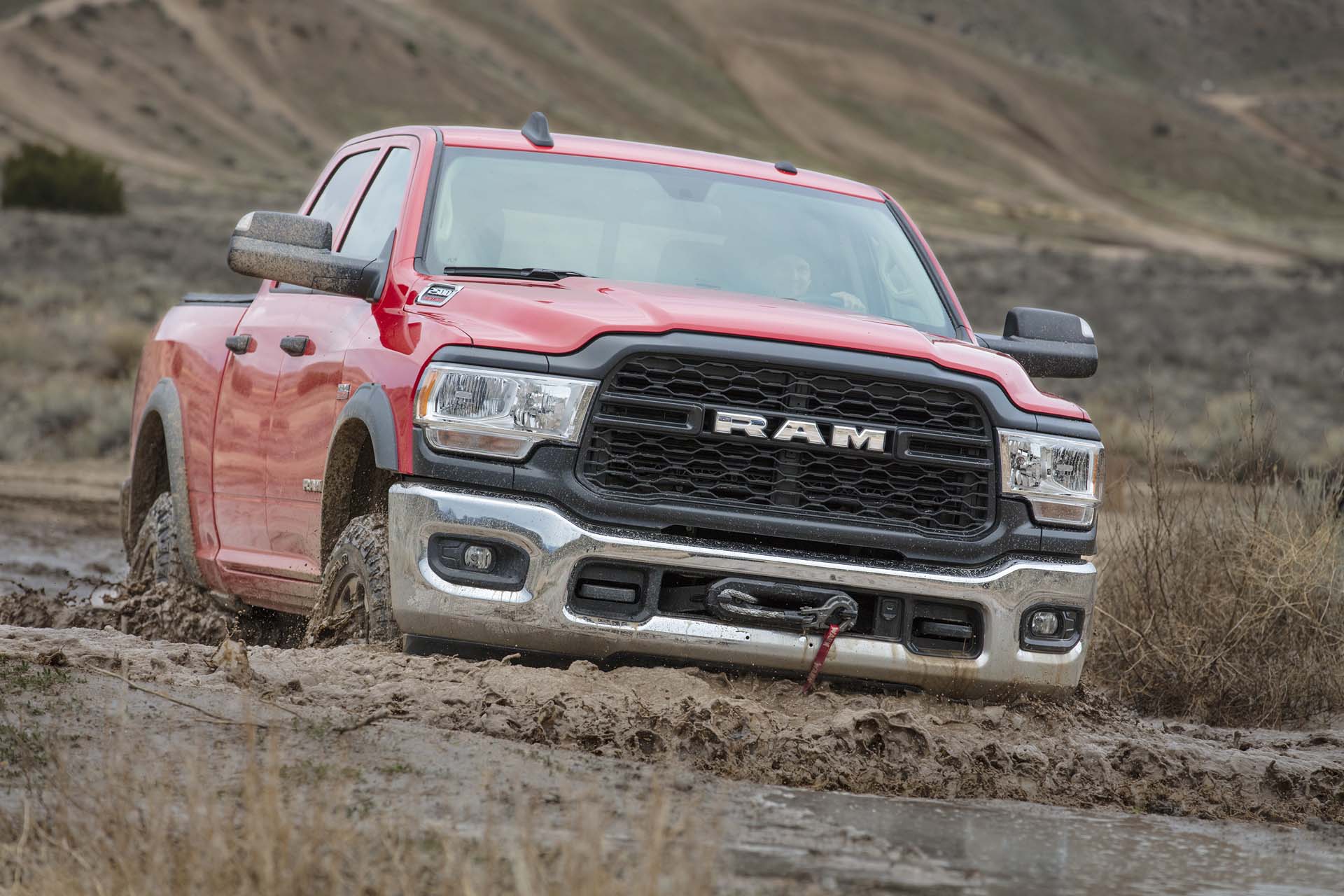 2019 Ram 2500 Power Wagon (Color: Flame Red) Front Wallpapers #43 of 64