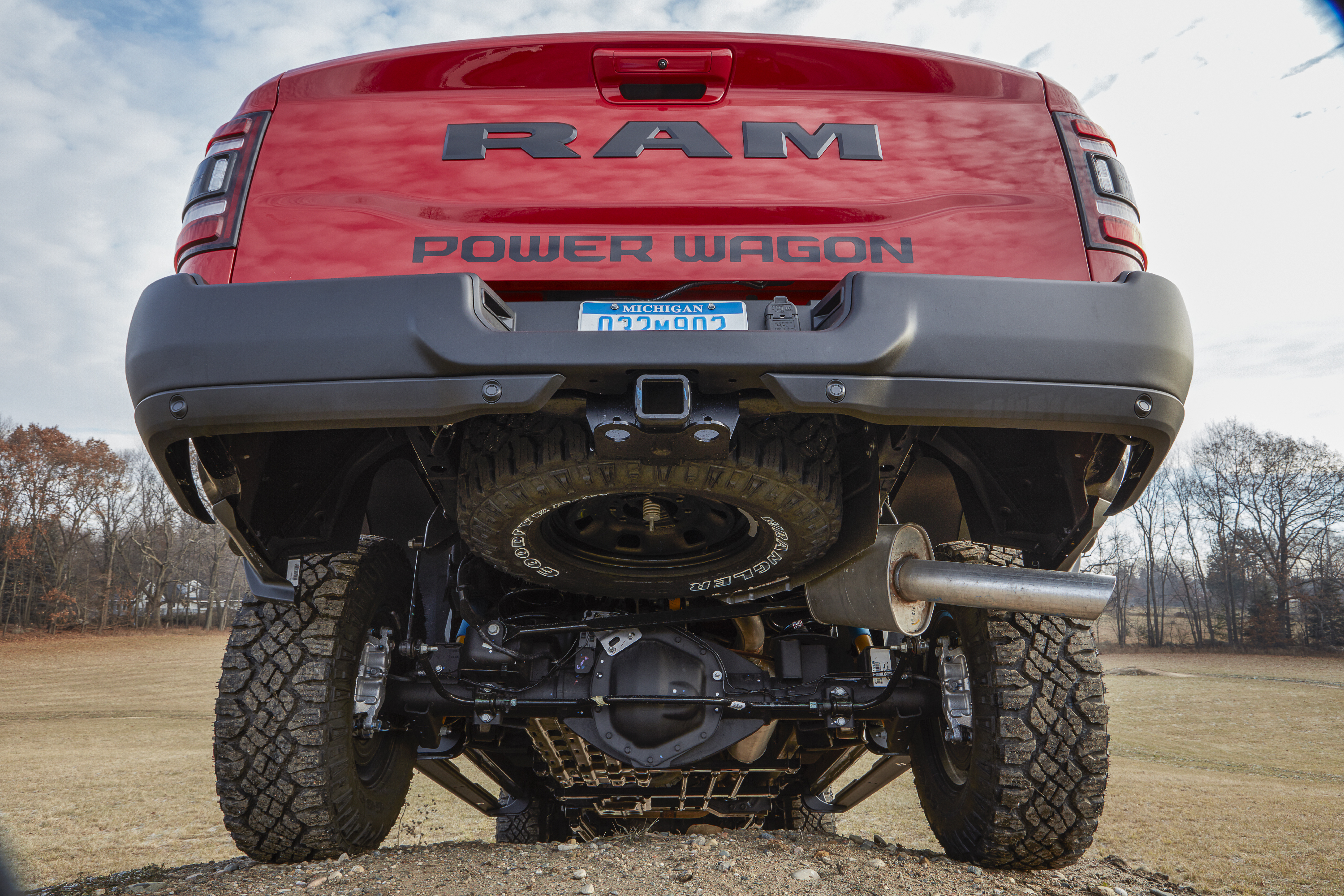 2019 Ram 2500 Power Wagon (Color: Flame Red) Rear Bumper Wallpapers #34 of 64