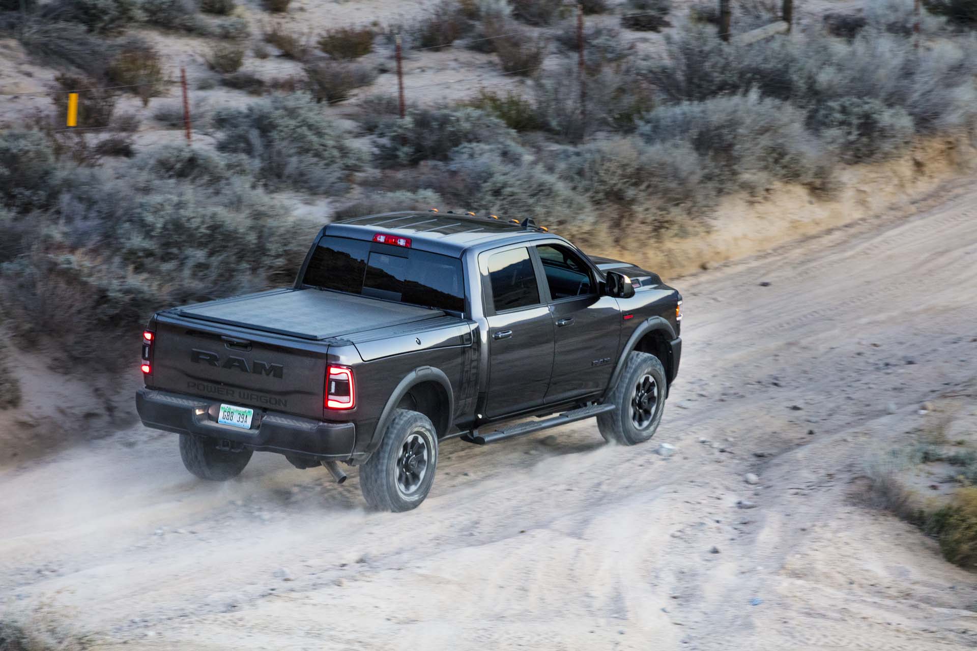 2019 Ram 2500 Power Wagon (Color: Granite Crystal Metallic) Rear Three-Quarter Wallpapers #57 of 64