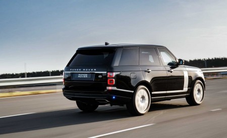 2019 Range Rover Sentinel Armored Vehicle Rear Three-Quarter Wallpapers 450x275 (3)