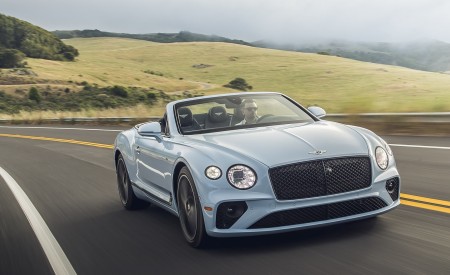 2020 Bentley Continental GT V8 Convertible Front Wallpapers 450x275 (2)