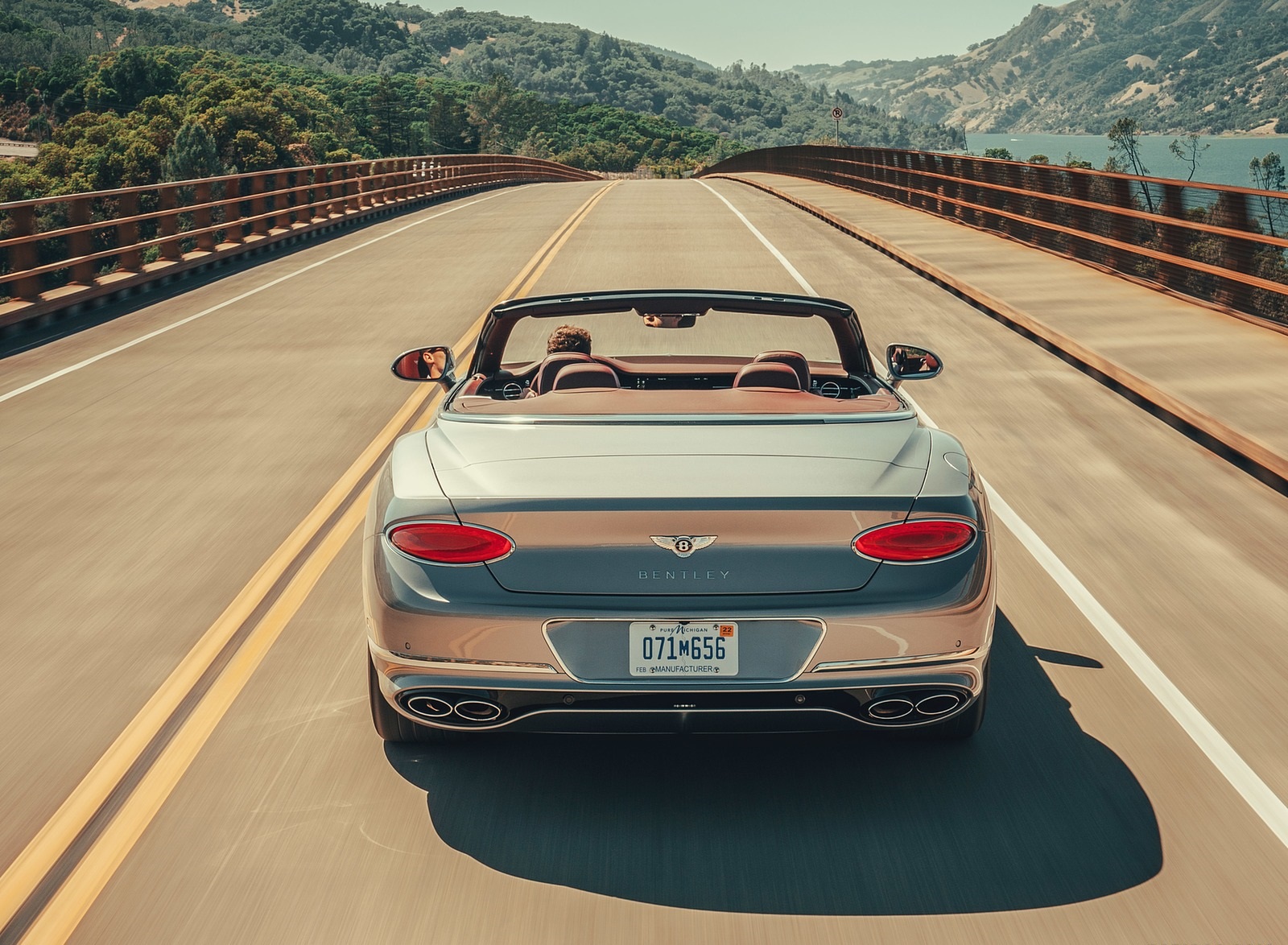 2020 Bentley Continental GT V8 Convertible Rear Wallpapers #41 of 111