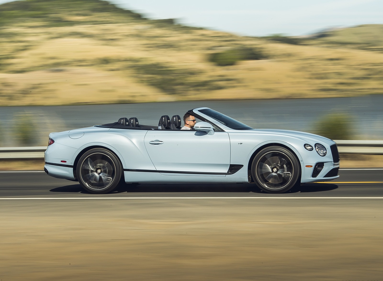 2020 Bentley Continental GT V8 Convertible Side Wallpapers (8)