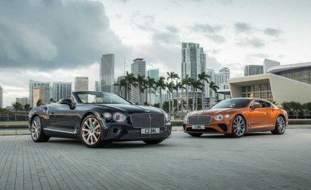 2020 Bentley Continental GT V8 Convertible and 2020 Bentley Continental GT V8 Coupe Front Three-Quarter Wallpapers 450x275 (100)