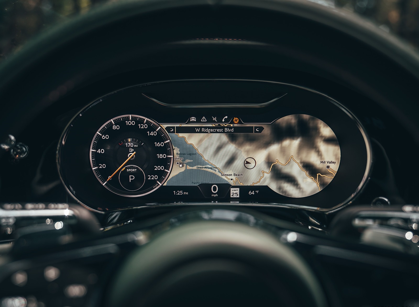 2020 Bentley Continental GT V8 Coupe Digital Instrument Cluster Wallpapers #100 of 135