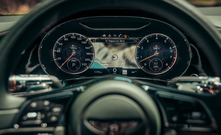 2020 Bentley Continental GT V8 Coupe Digital Instrument Cluster Wallpapers 450x275 (98)